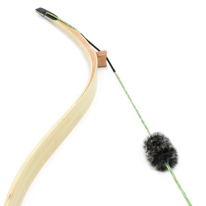 Moyun Traditional Laminated Recurve Bow – Bamboo Core & Clear Fiberglass, 20–45lbs