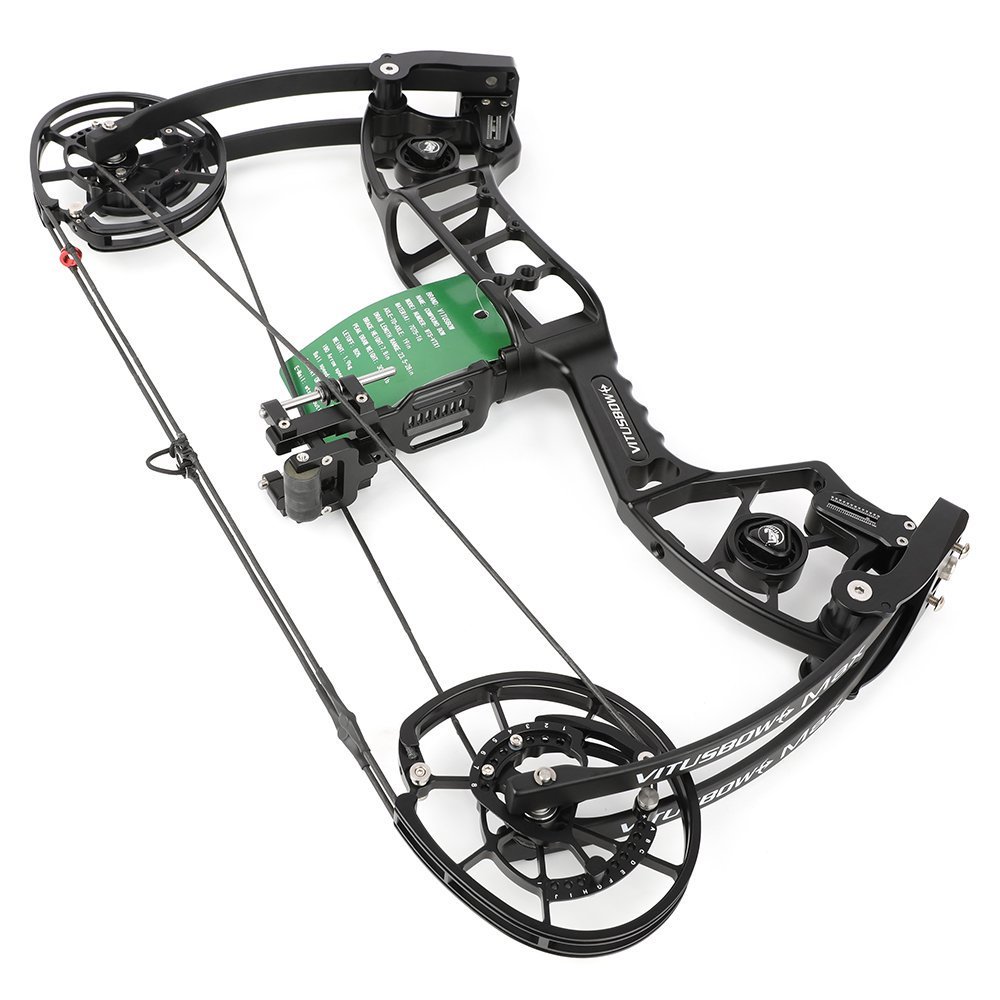 VITESSE MAX 30-80lbs Marble Archery Dual Purpose Compound Bow-Visual pound system