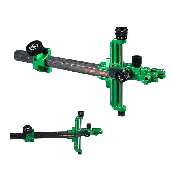 TOPOINT TP8810 Target Compound Bow Sight – 9" Extension, 3rd Axis Adjustable, Quick-Release, Multiple Colors