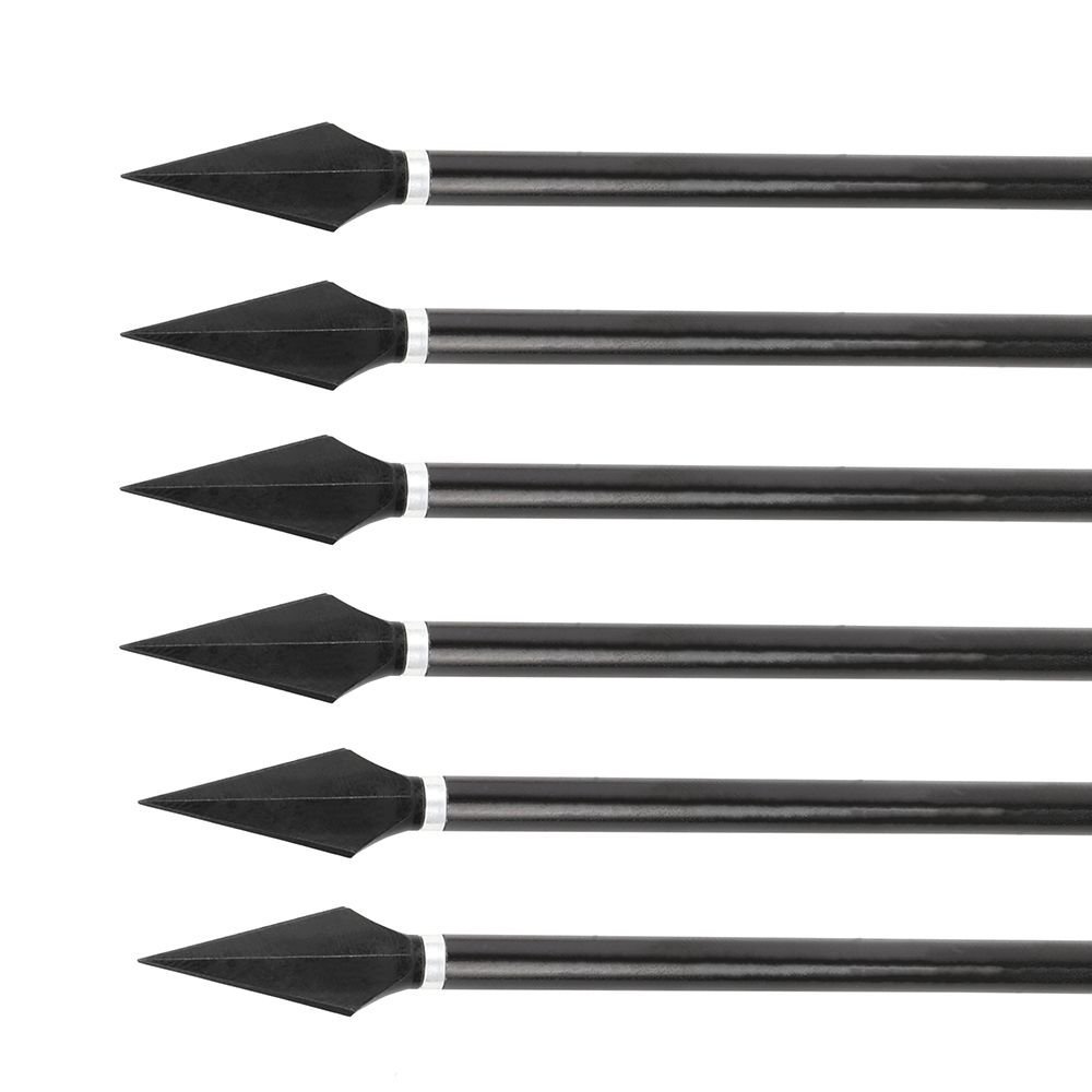 6.7-Inch Mini Crossbow Bolts – Aluminum Arrows with Removable Screw-in Broadhead(6pcs)