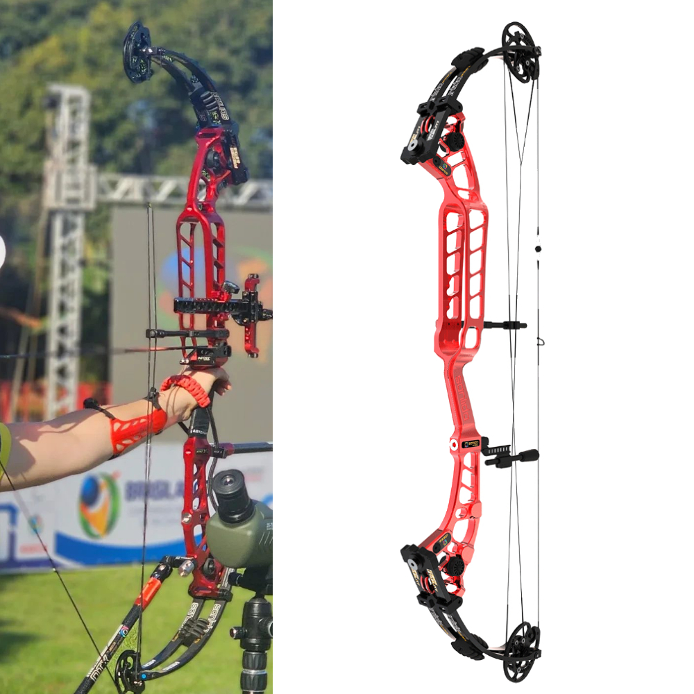 Sanlida Archery 37” Hero 10 II Target Compound Bow (Flexible Draw Wall Edition) Medium Cam