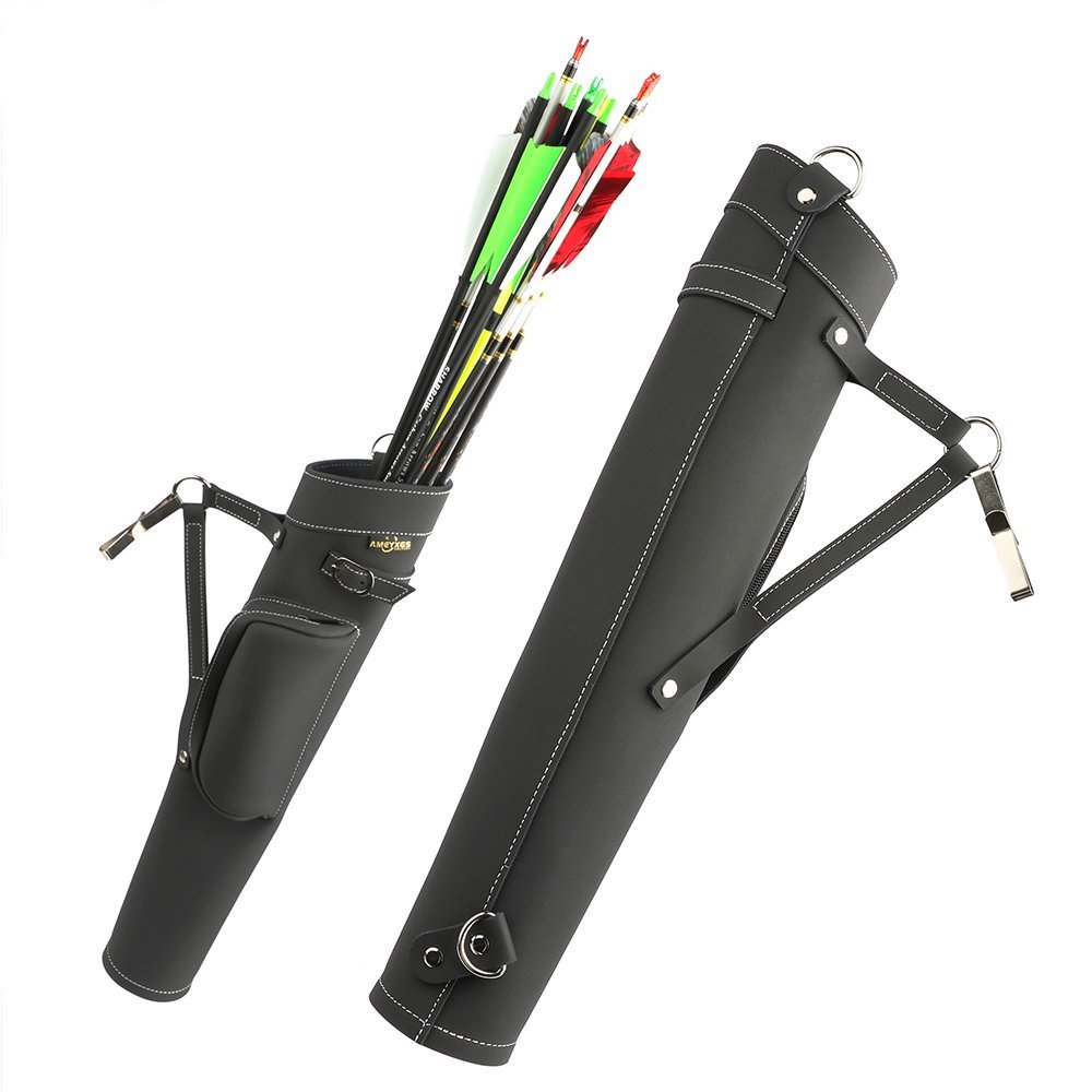 AME ARCHERY Wind Arrow Quiver Black Leather
