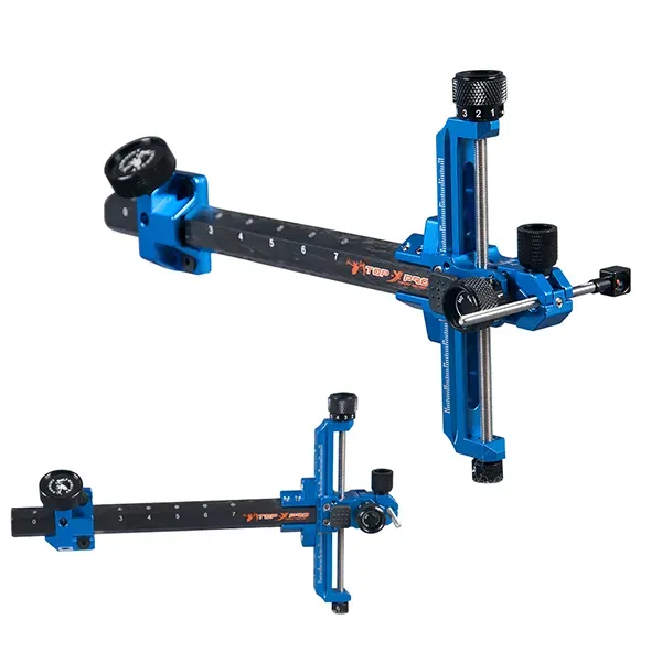 TOPOINT TP1003 Recurve Bow Sight – 9" Extension, Lightweight, Quick-Release, Multiple Colors
