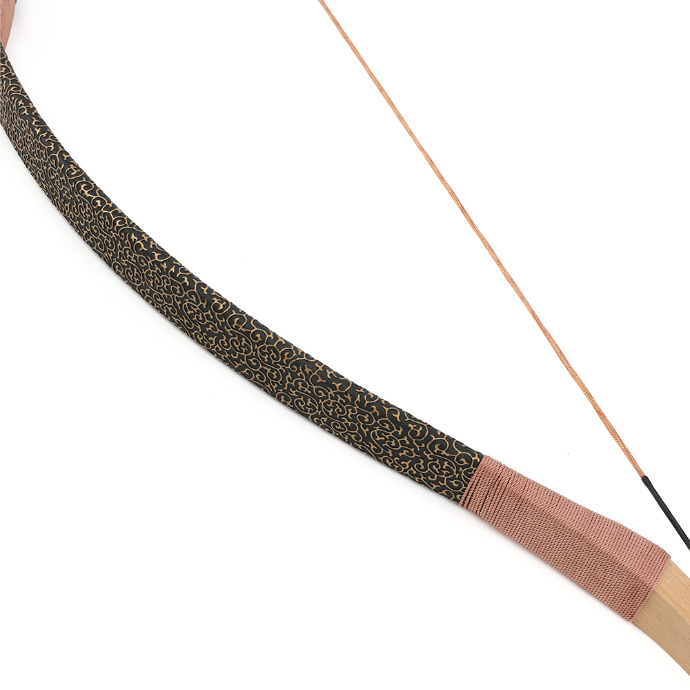 AME ARCHERY 100LBS Vintage Dragon Claw Pattern Traditional Bow