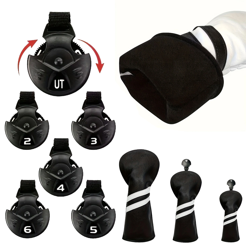 olf Club Headcover Golf Accessory PU Protector Gear Prevent Friction