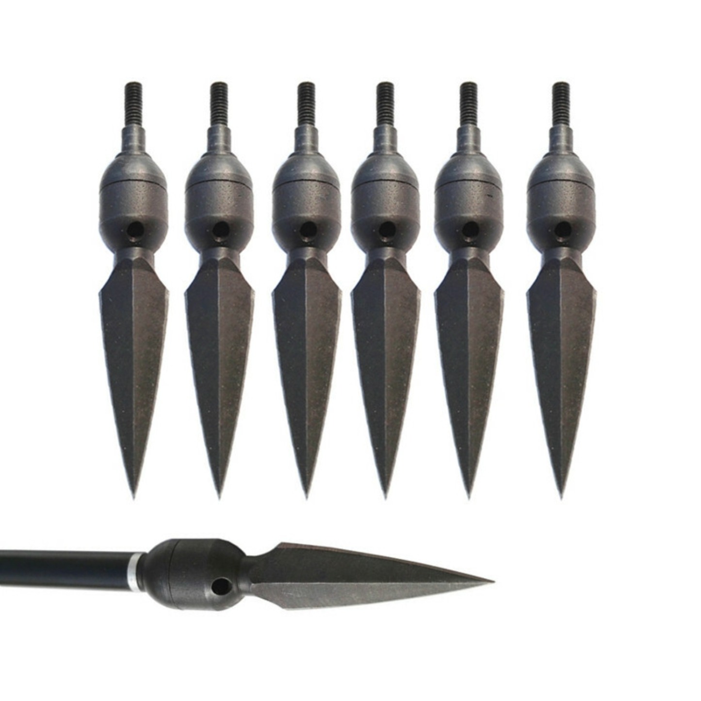 Whistle Arrowheads Traditional  Hunting Broadheads Screw Tips