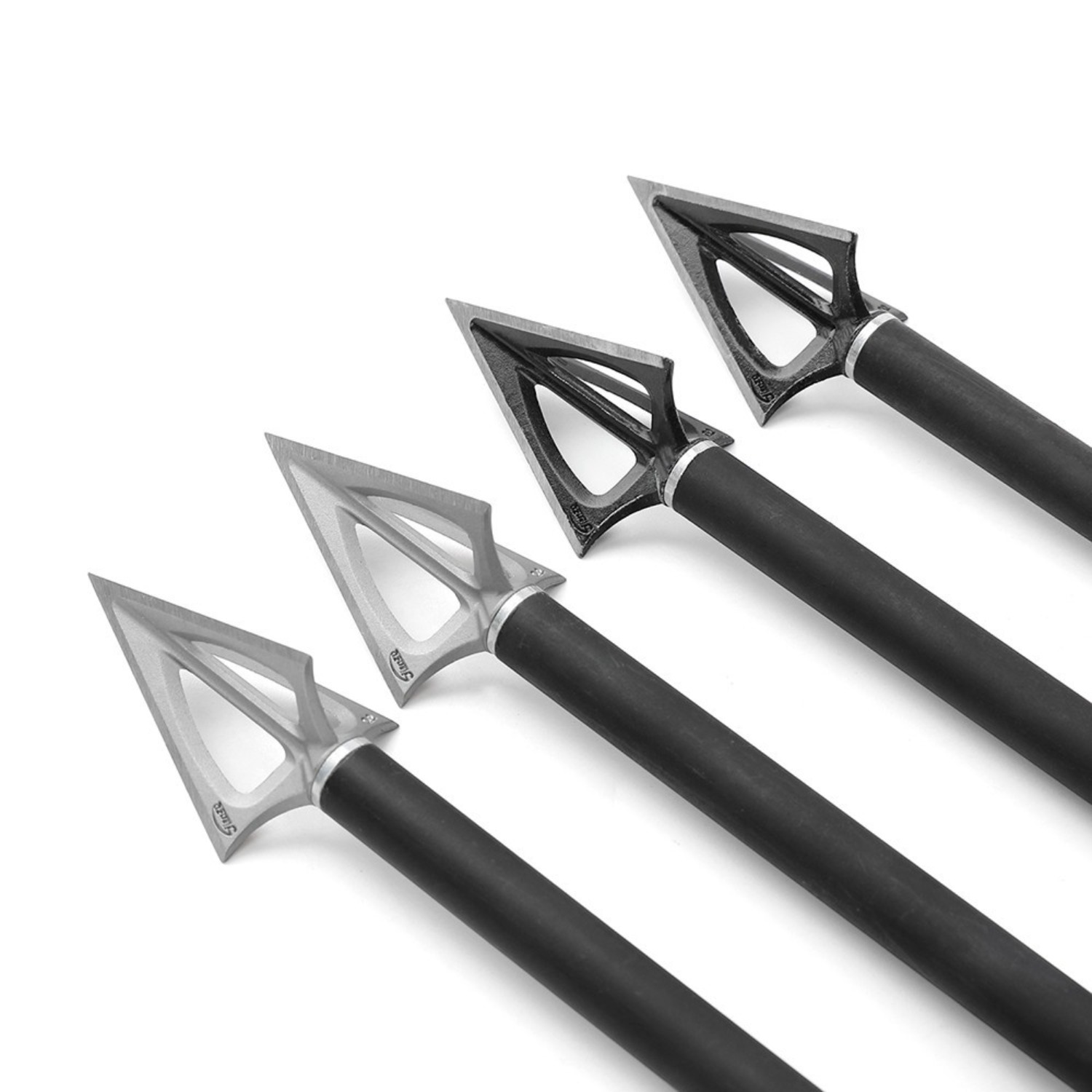 Arrowheads 100gr 3 Blade Broadheads Fields Tips Points Hunting