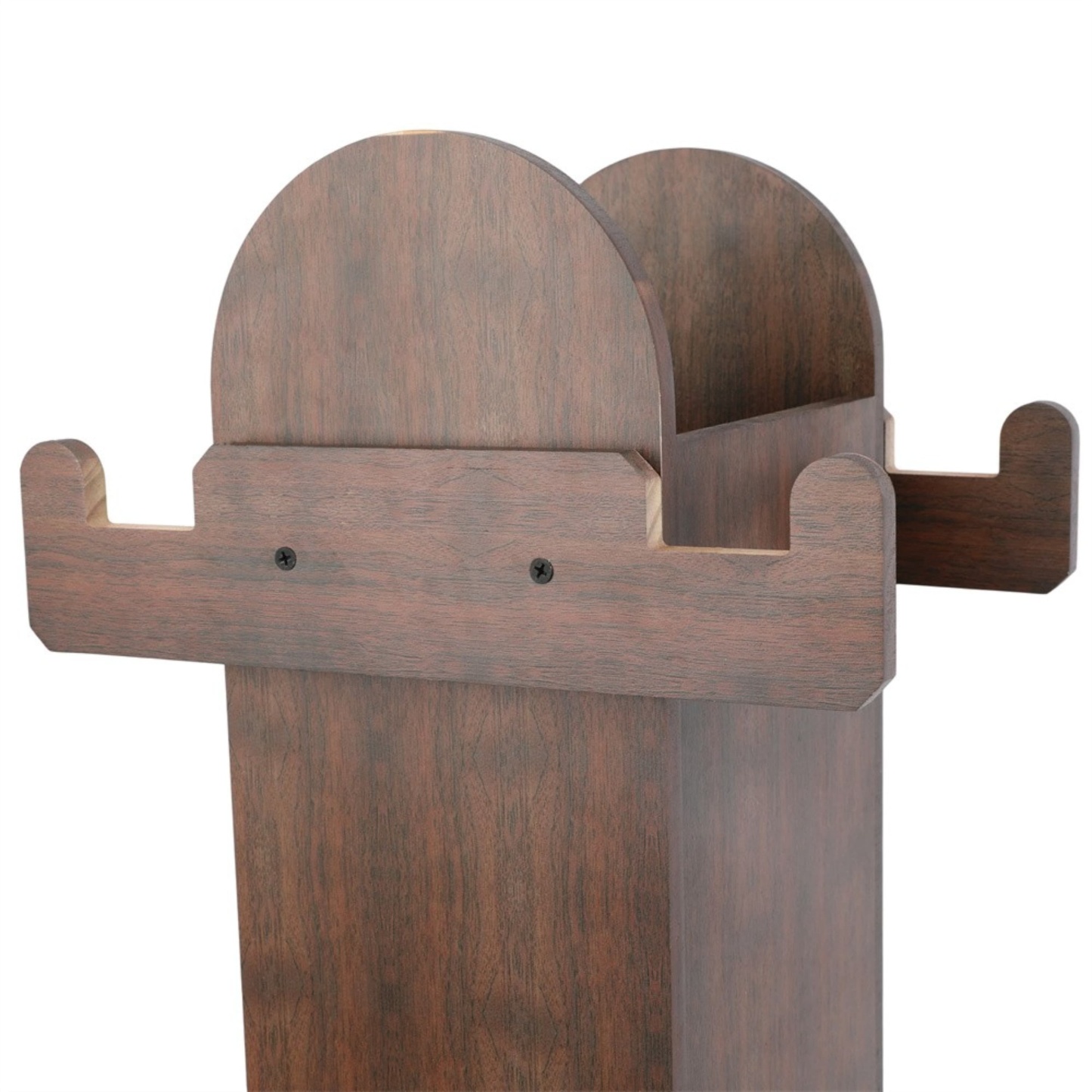 Traditional Wooden Archery Bow Stand Quiver Holder