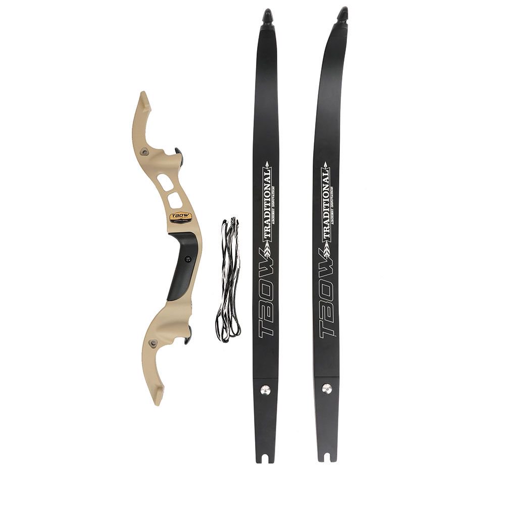 Junxing H3 Buffalo F Interface Hunting Recurve Bow – 25-60lbs, 62" with Full Hunting Kit