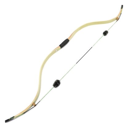 Moyun Traditional Laminated Recurve Bow – Bamboo Core & Clear Fiberglass, 20–45lbs