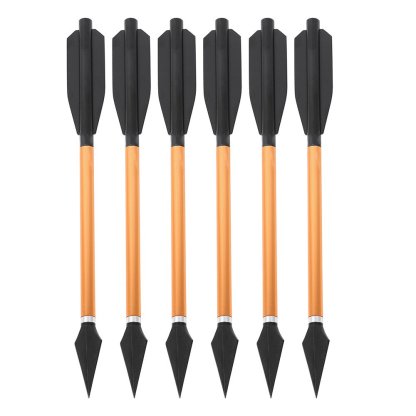 6.7-Inch Mini Crossbow Bolts – Aluminum Arrows with Removable Screw-in Broadhead(6pcs)
