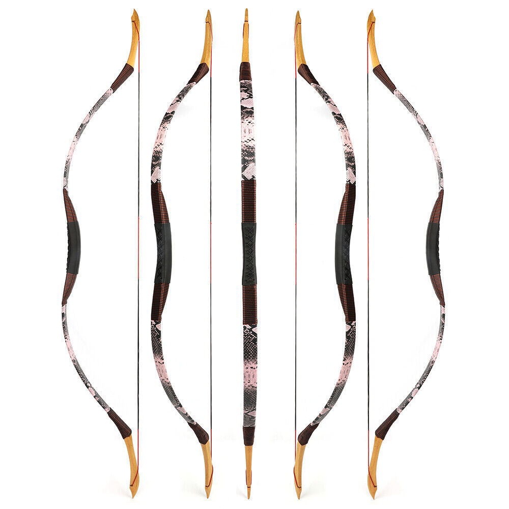 AME ARCHERY Traditional Recurve Bow – 20–50lbs for Target Practice & Outdoor Shooting