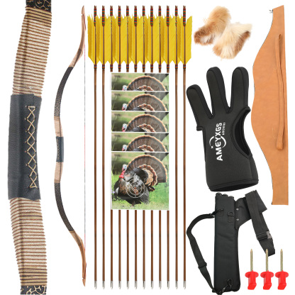 AF Huyue Laminated Bow 30–45lbs Archery Recurve Bow Shooting