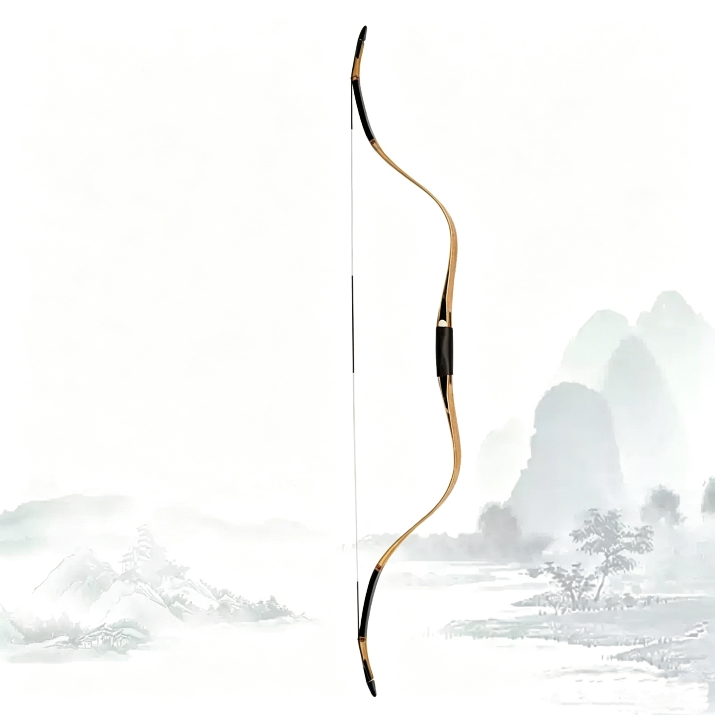AF Mong Yuan Traditional Laminated Recurve Bow Handmade Archery