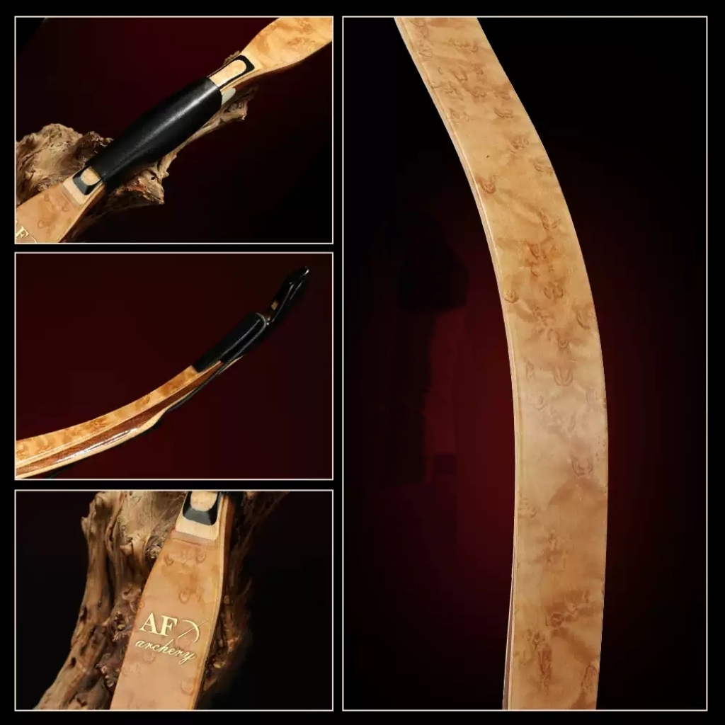 AF Si Cai 54" Traditional Laminated Recurve Bow 20-50lb Archery