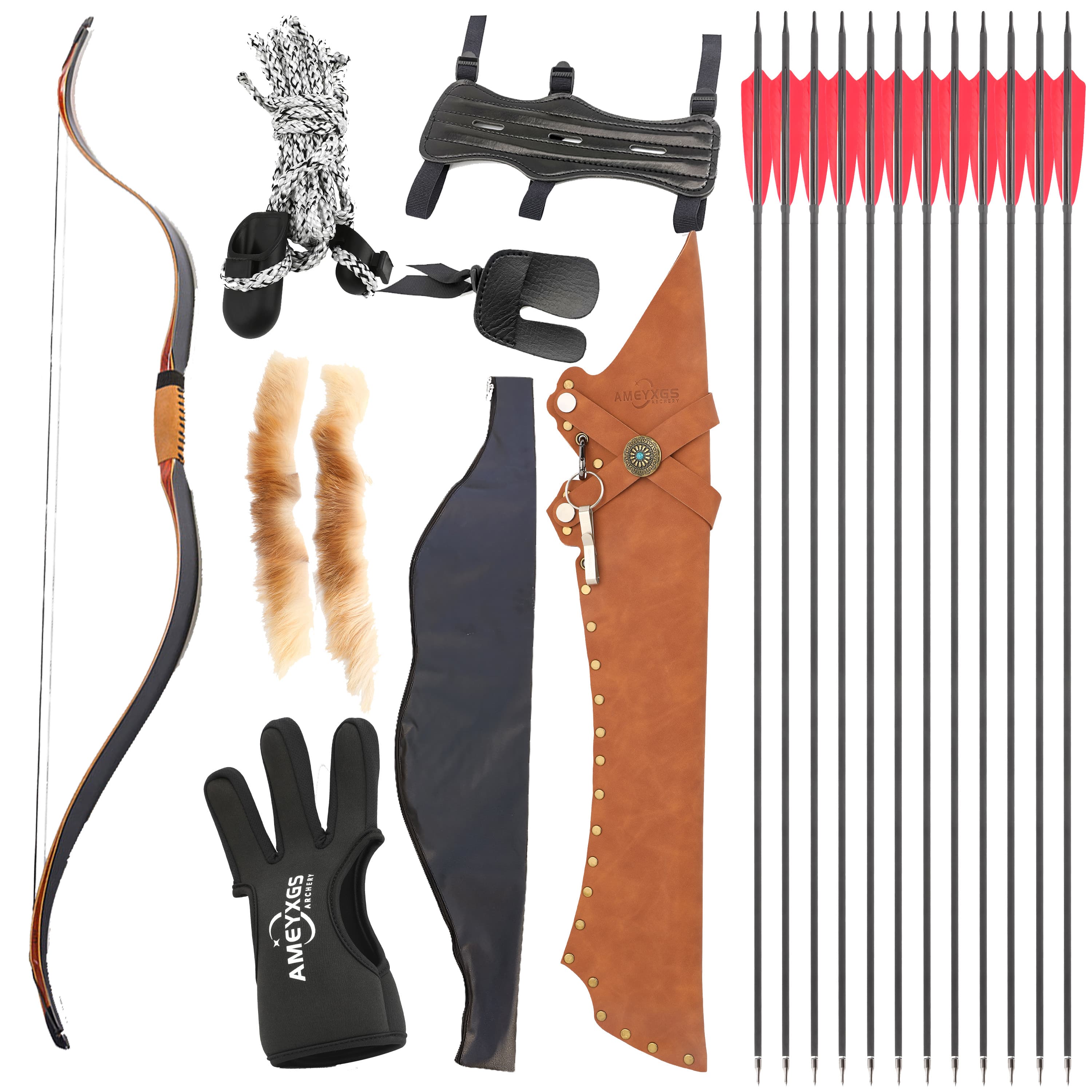 AF Tatar Recurve Bow 20–50lbs Archery Traditional Bow