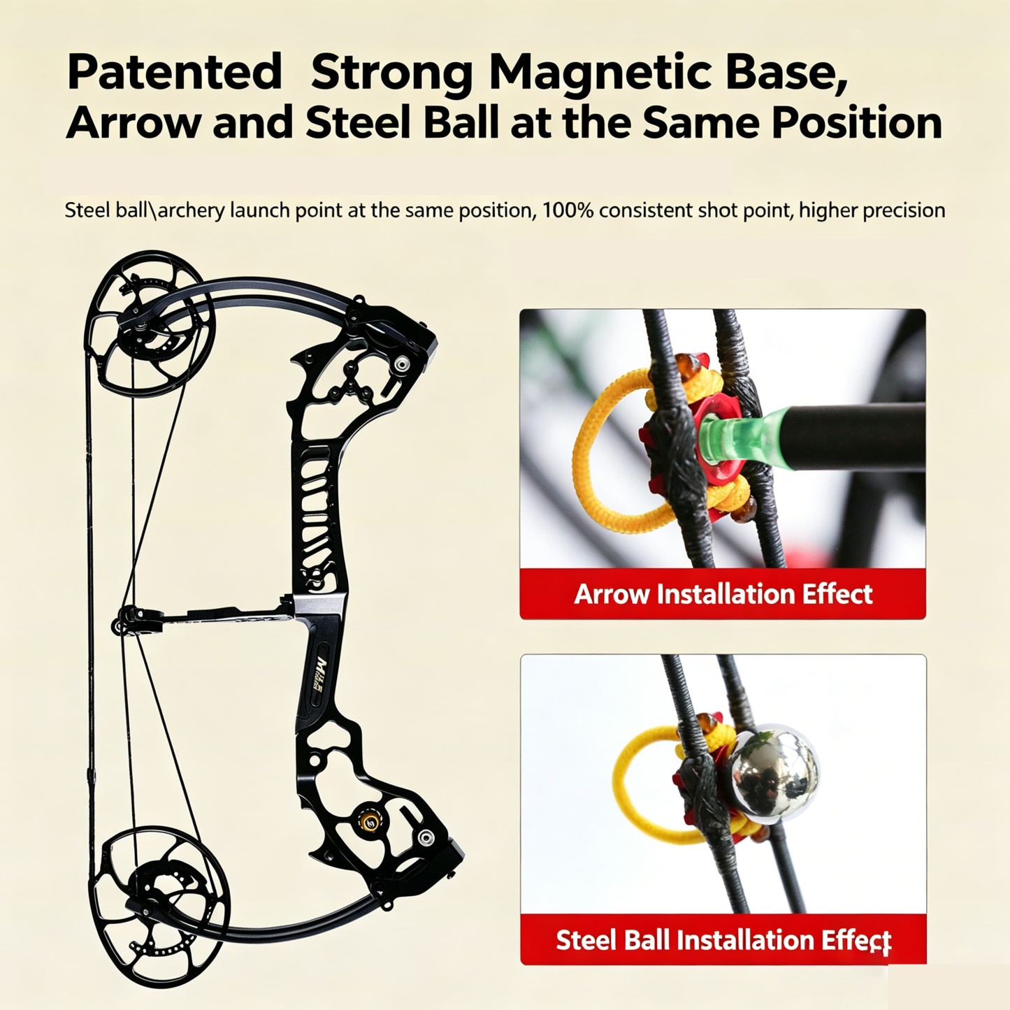 AGS Archery Compound Bow 0-70lbs Target Kit Shooting Hunting