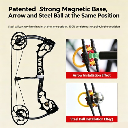 AGS Archery Compound Bow 0-70lbs Target Kit Shooting Hunting