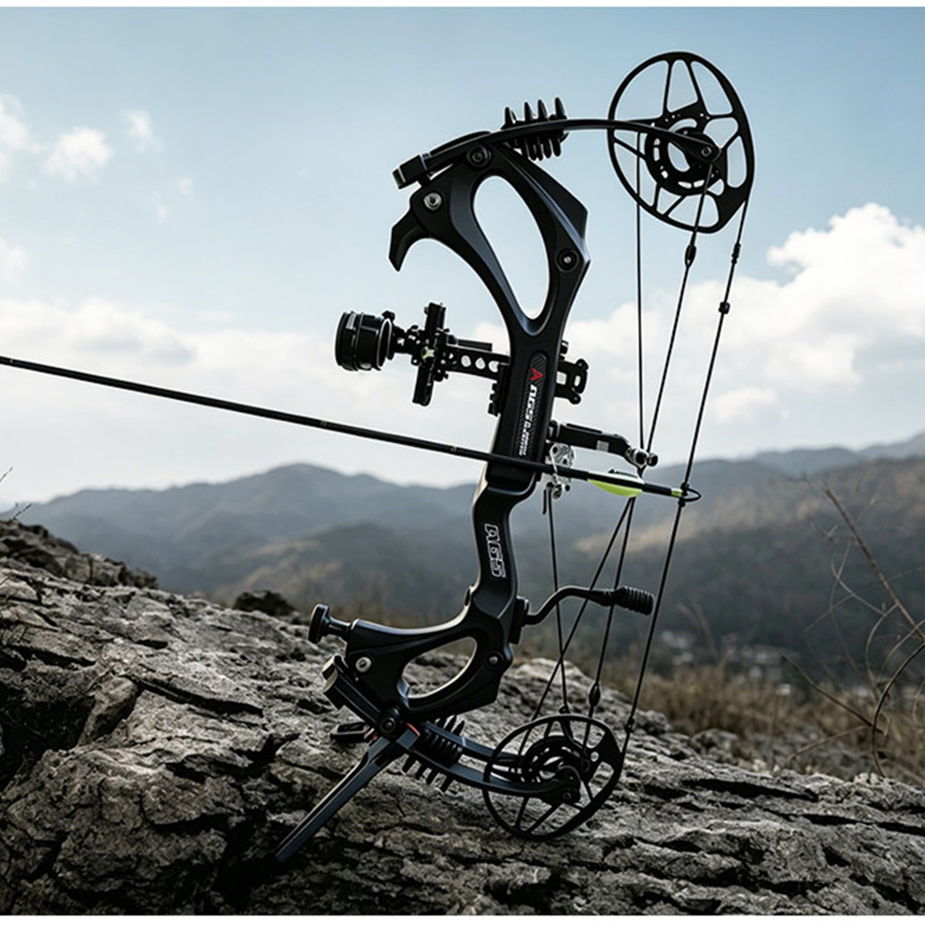 AGS Archery Compound Bow 0-70lbs Target Kit Shooting Hunting