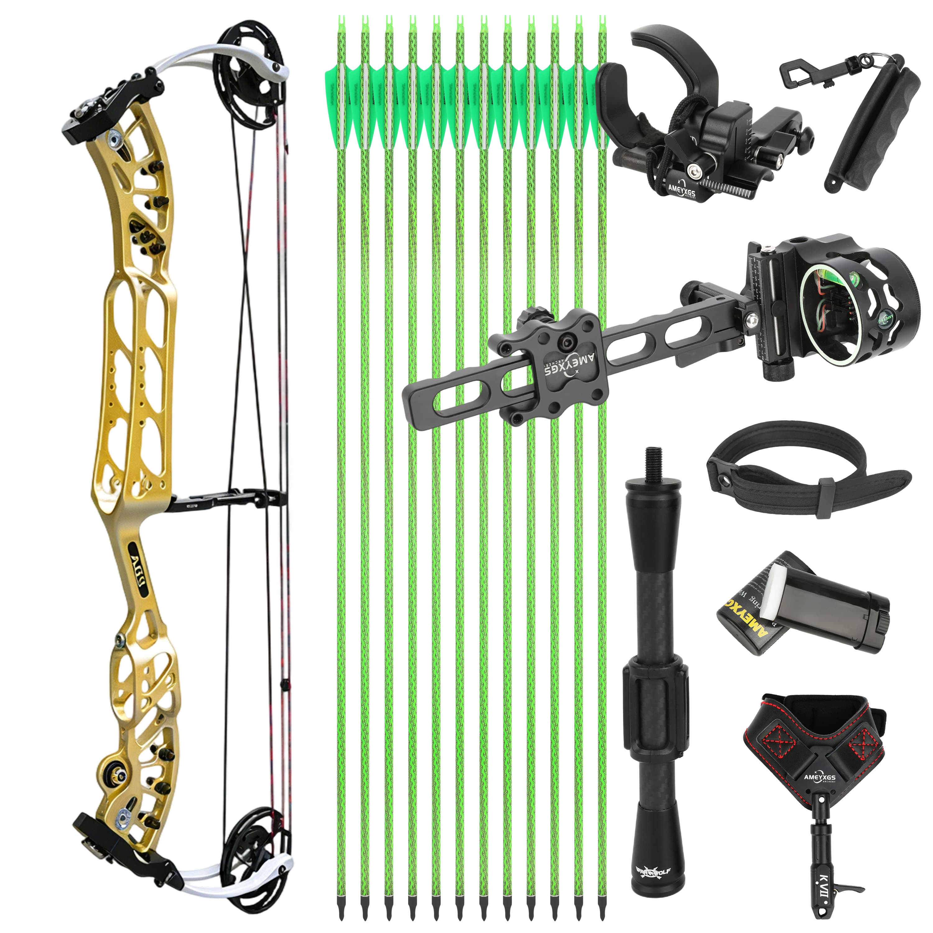 AGS 30-60lbs Compound Bow Set Adult Shooting Target Archery