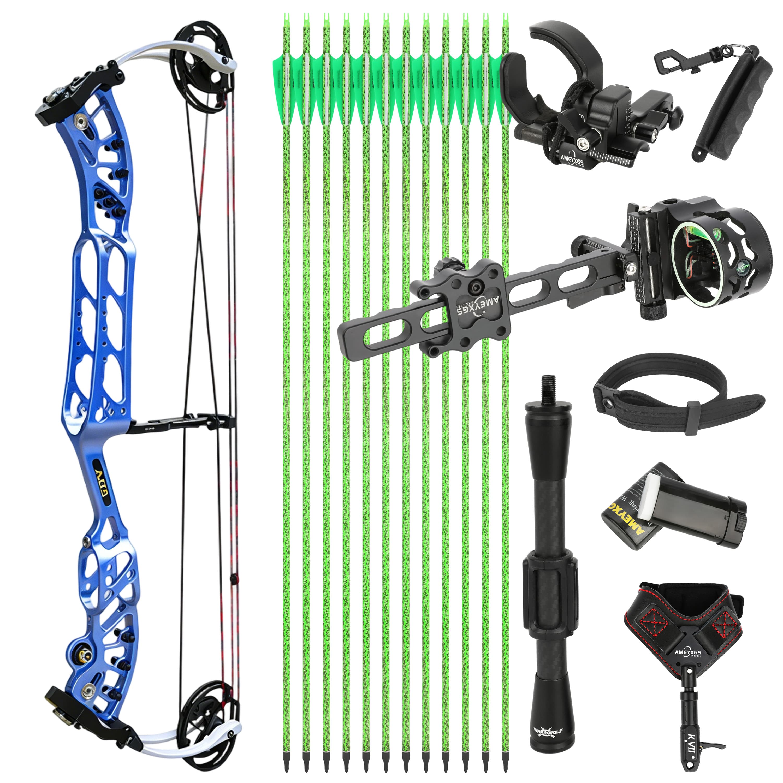 AGS 30-60lbs Compound Bow Set Adult Shooting Target Archery