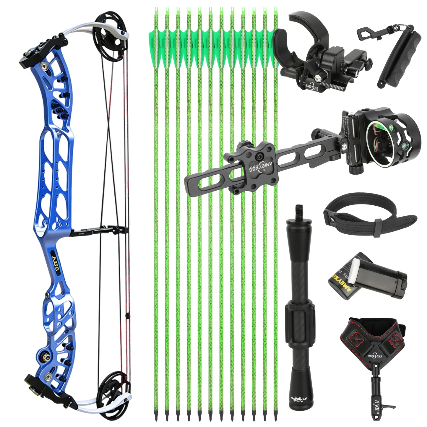 AGS 30-60lbs Compound Bow Set Adult Shooting Target Archery