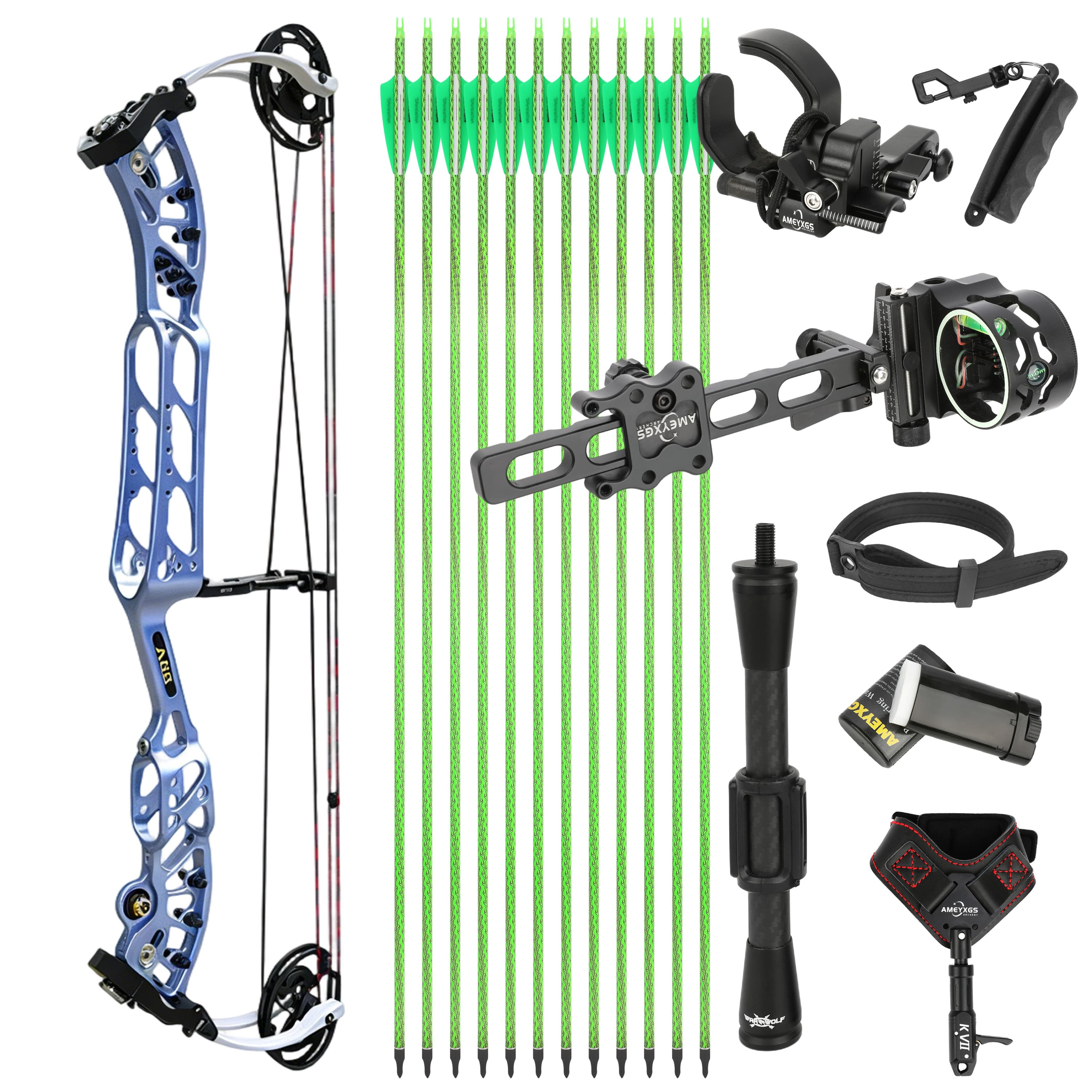 AGS 30-60lbs Compound Bow Set Adult Shooting Target Archery