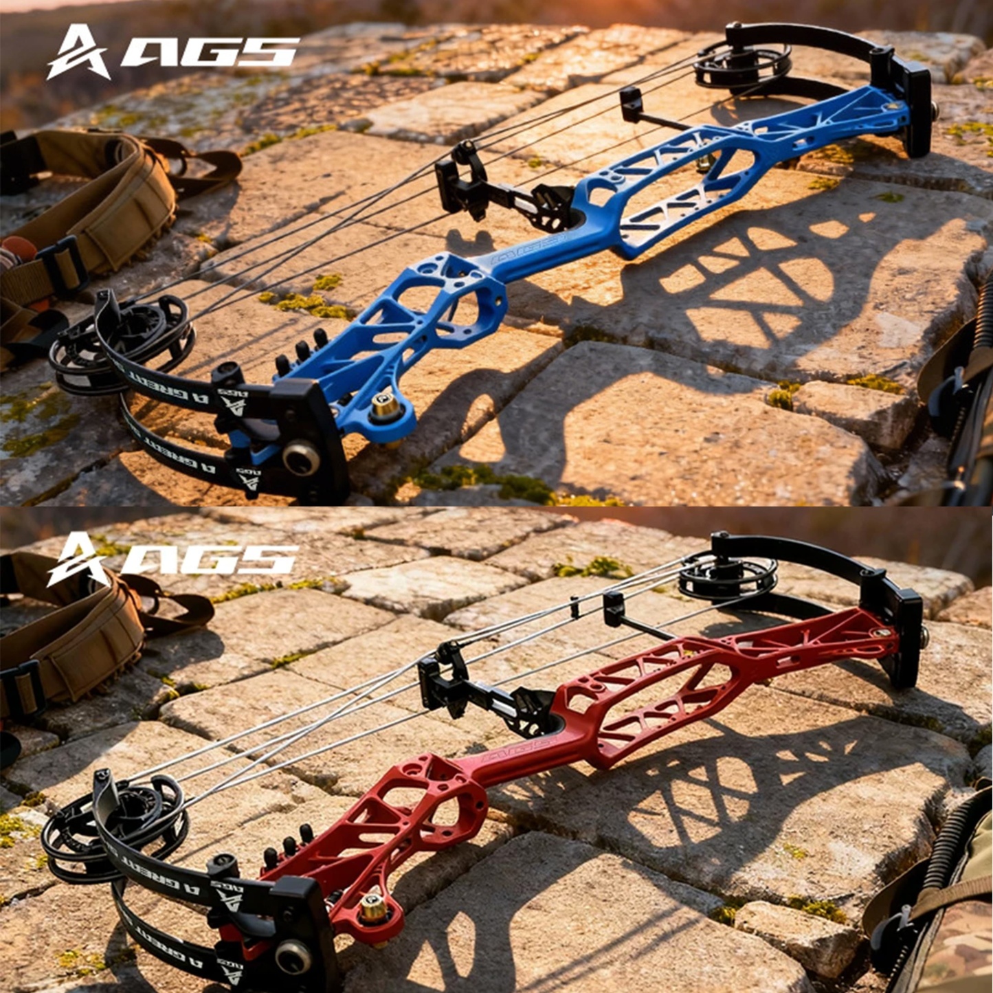 AGS Archery Compound Bow 45-75lbs Target Kit Shooting Hunting