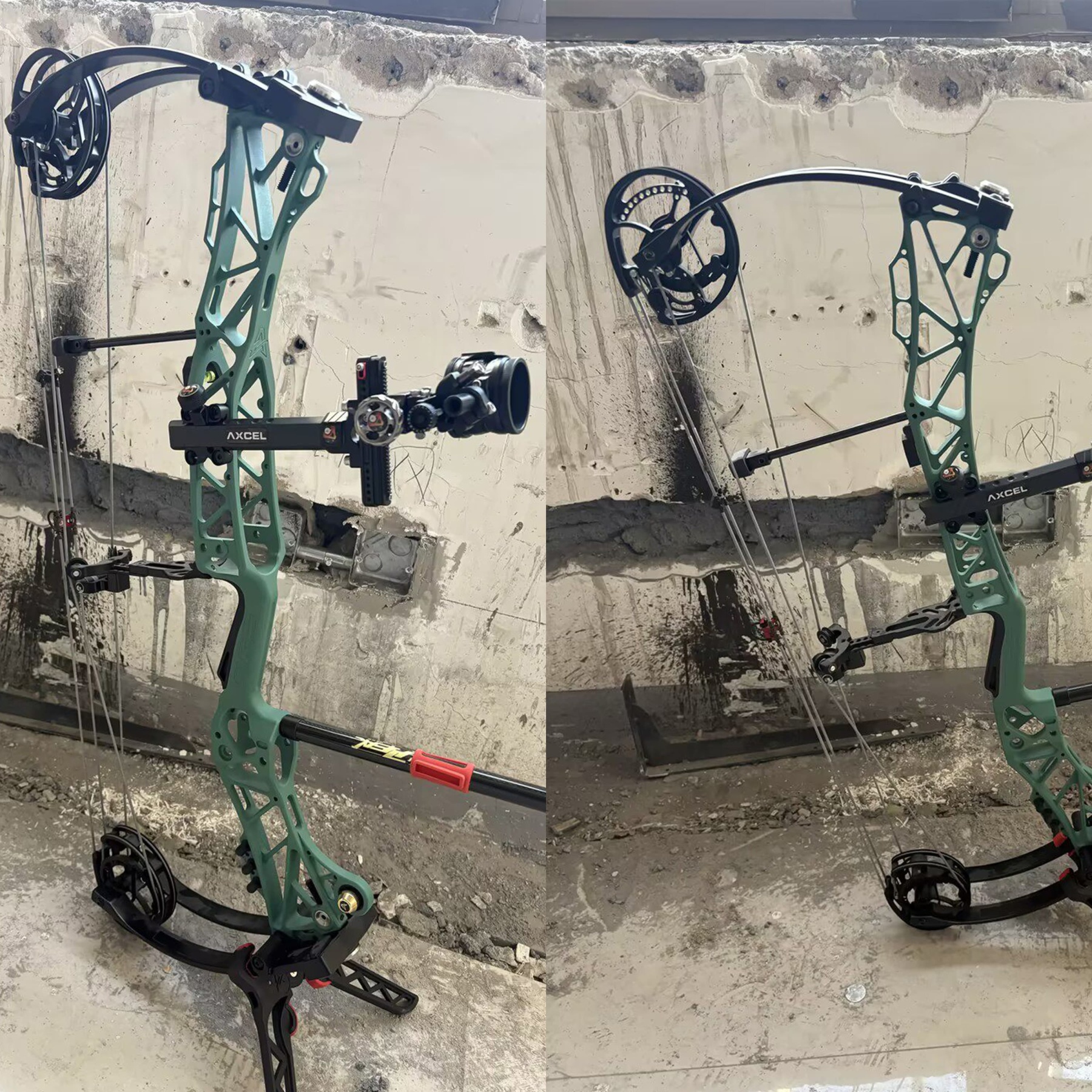 AGS Archery Compound Bow 45-75lbs Target Kit Shooting Hunting