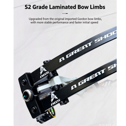 AGS Archery Compound Bow 45-75lbs Target Kit Shooting Hunting