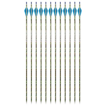 AME ARCHERY Triangular Fletching Pure Carbon Arrows(12PCS)