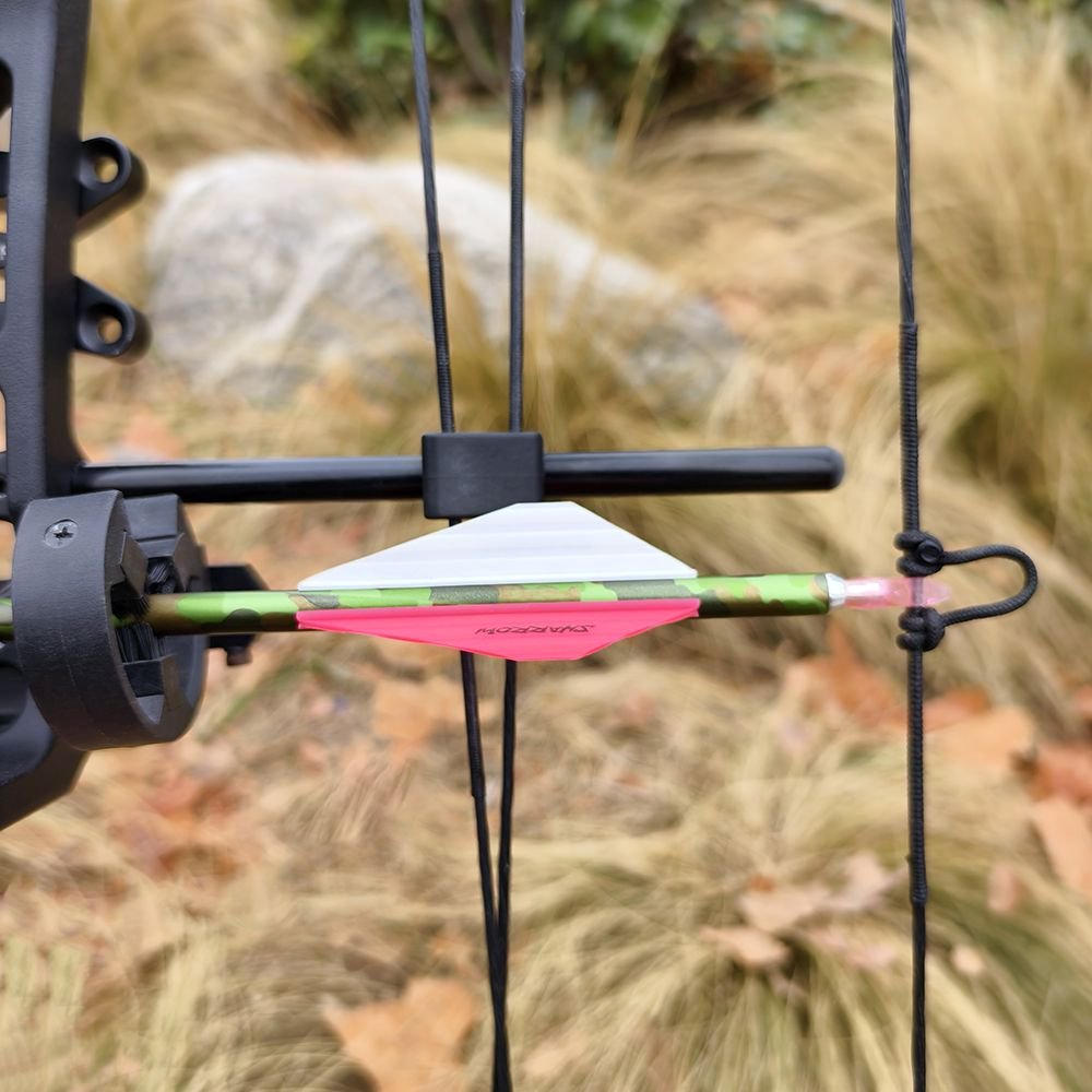 AME ARCHERY Triangular Fletching Pure Carbon Arrows(12PCS)