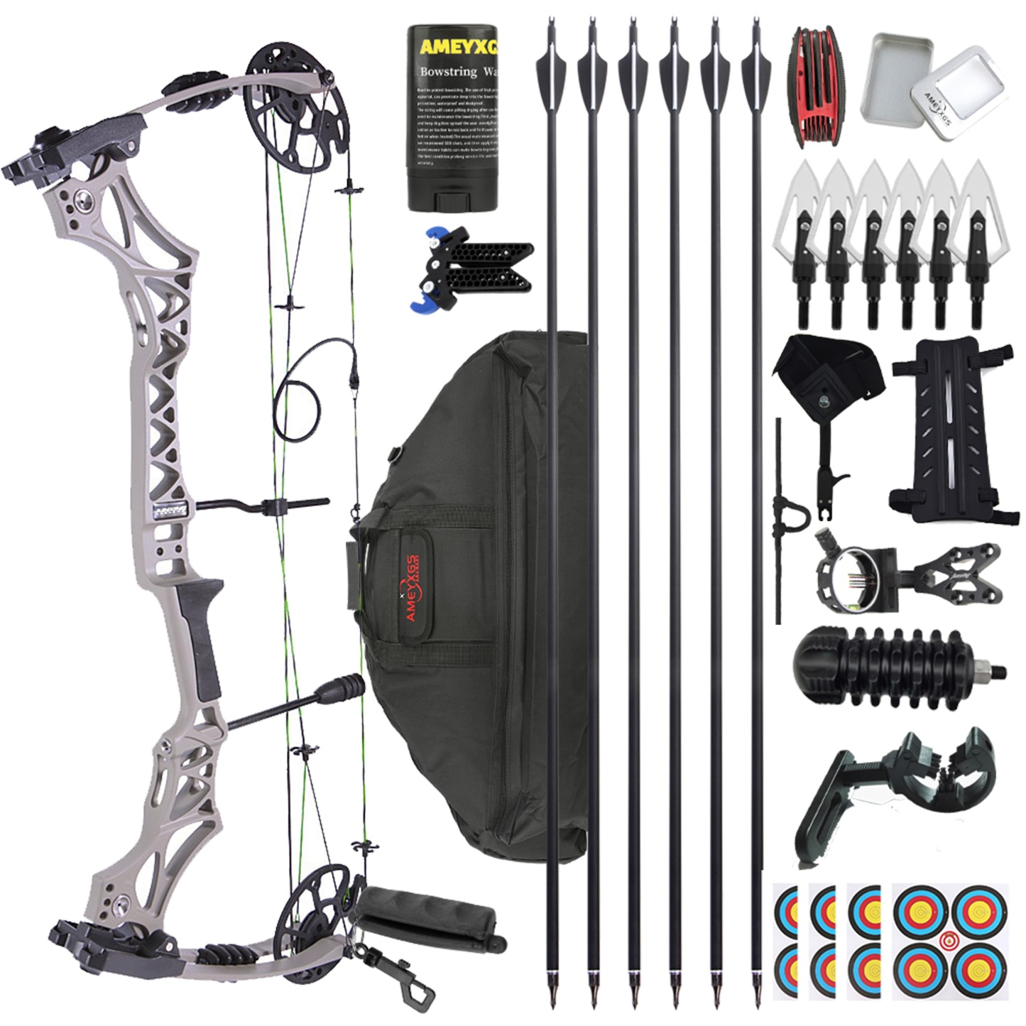 Junxing M129 Compound Bow Arrow Set  30-70LBS