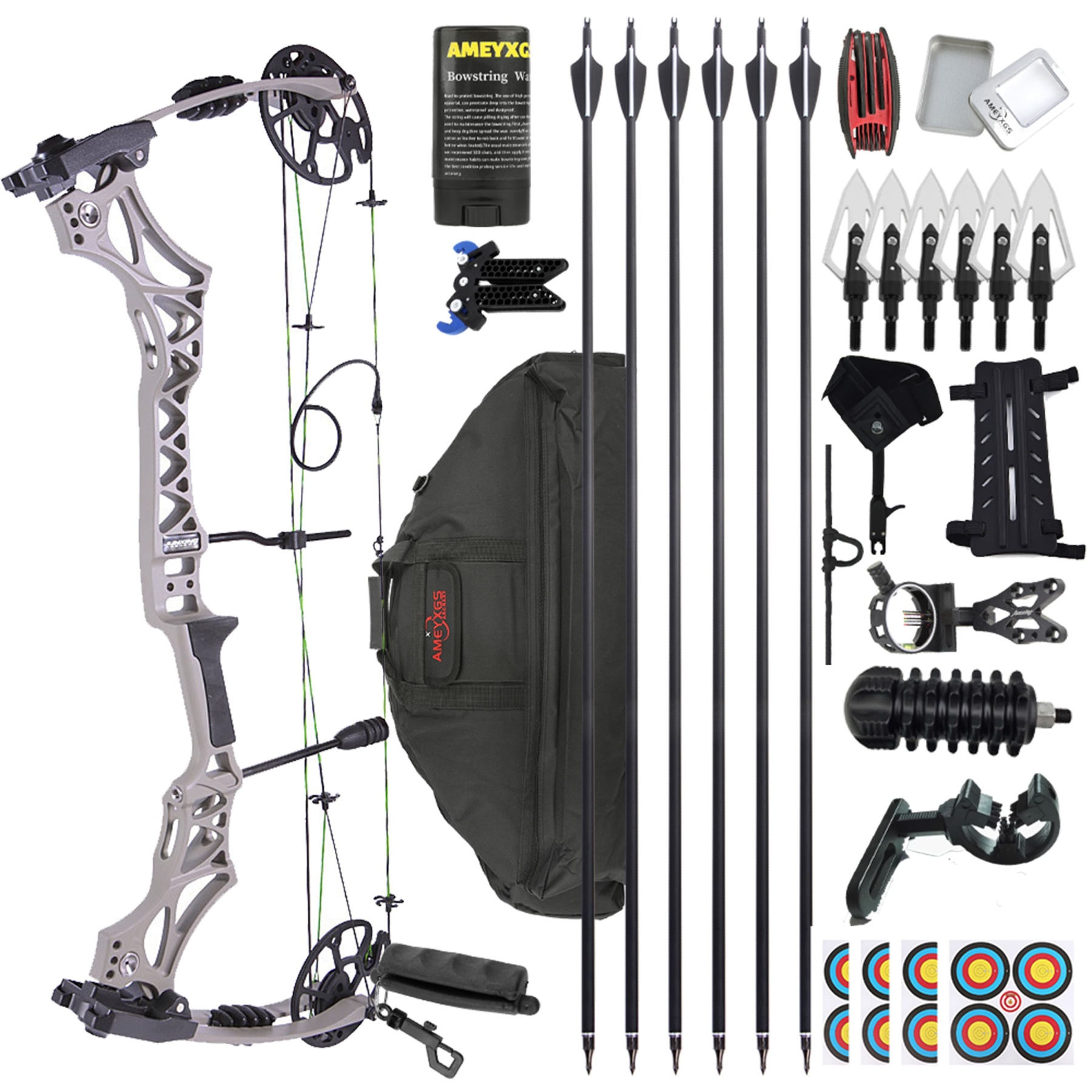 Junxing M129 Compound Bow Arrow Set  30-70LBS