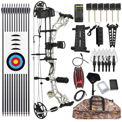 KAIMEI-QIN 35-70lbs Hunting Compound Bow Set Shooting