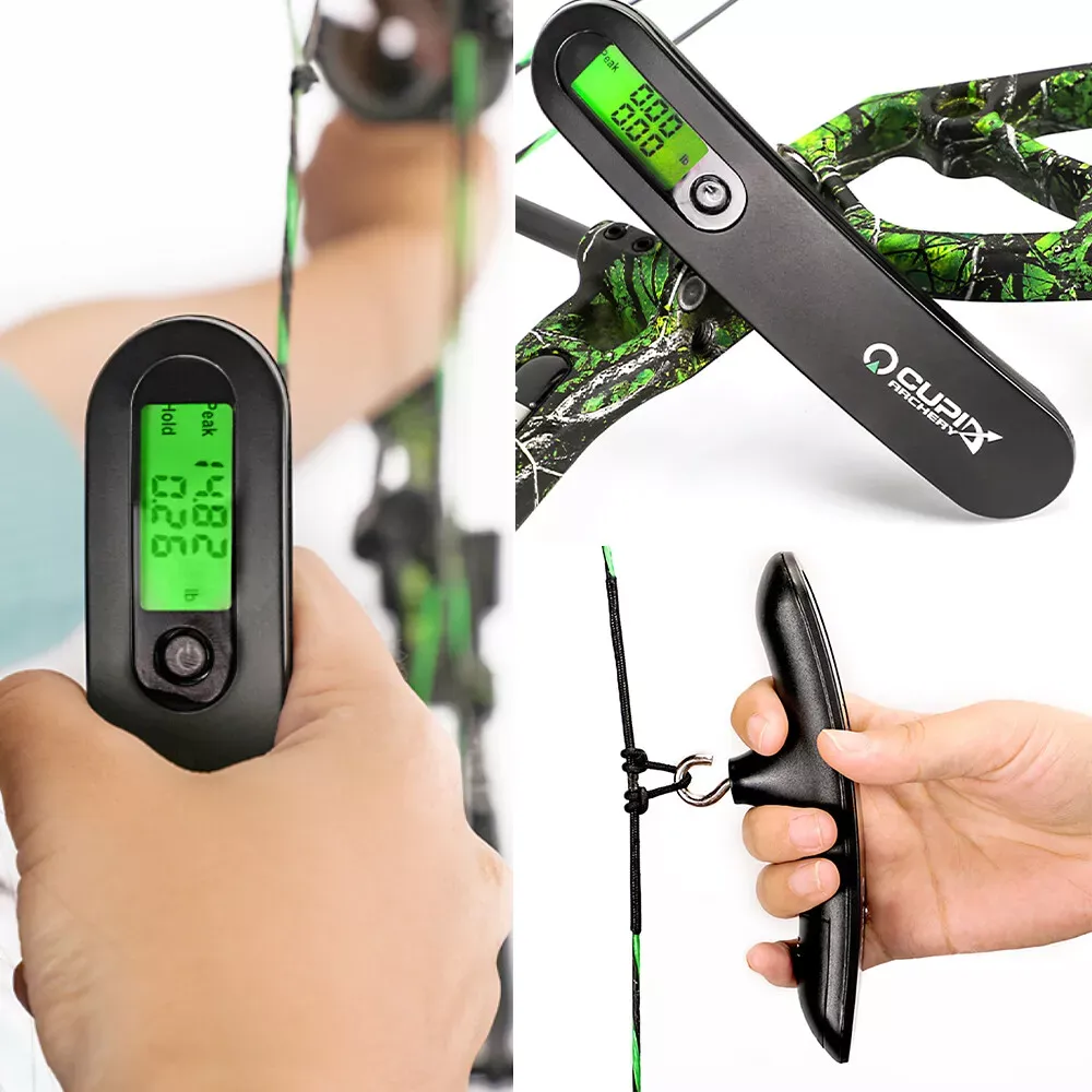 AME 0-110lbs Archery Tool Bow Scale Draw Weight Compound Recurve Bow Peak