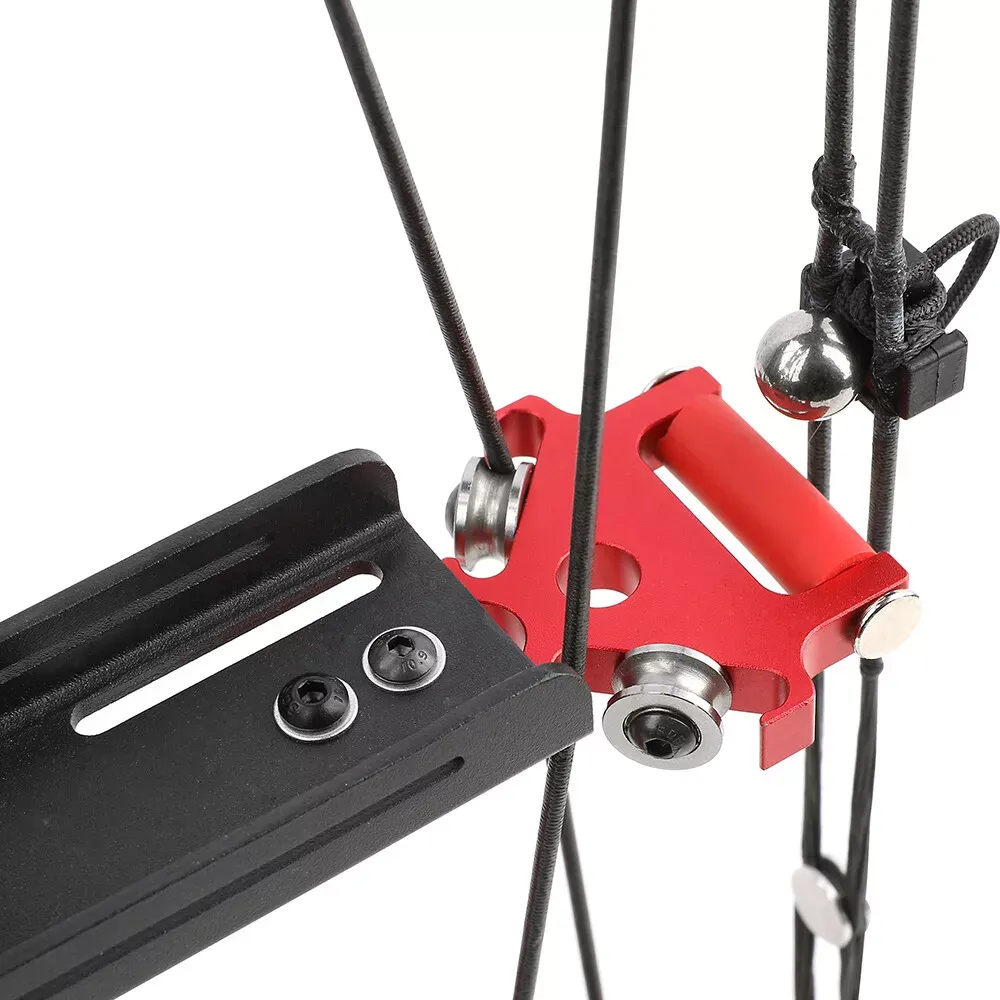 AME 18" Mini Compound Bow 45lbs Dual-use Steel Ball Arrows Archery Fishing Hunting