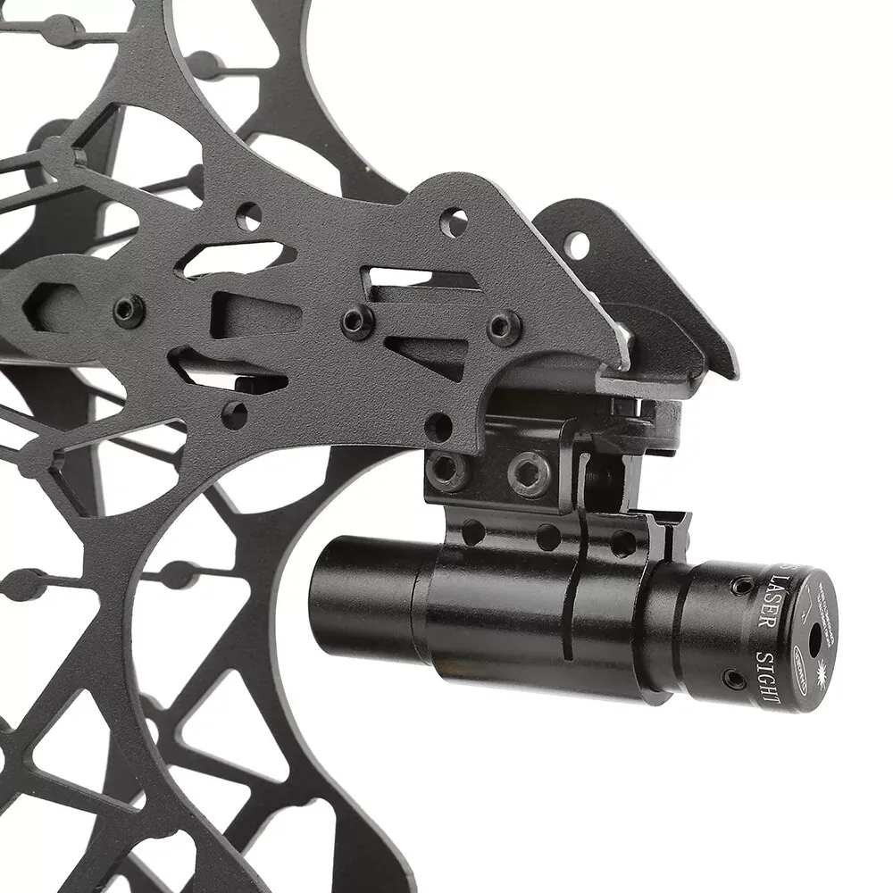 AME 18" Mini Compound Bow 45lbs Dual-use Steel Ball Arrows Archery Fishing Hunting