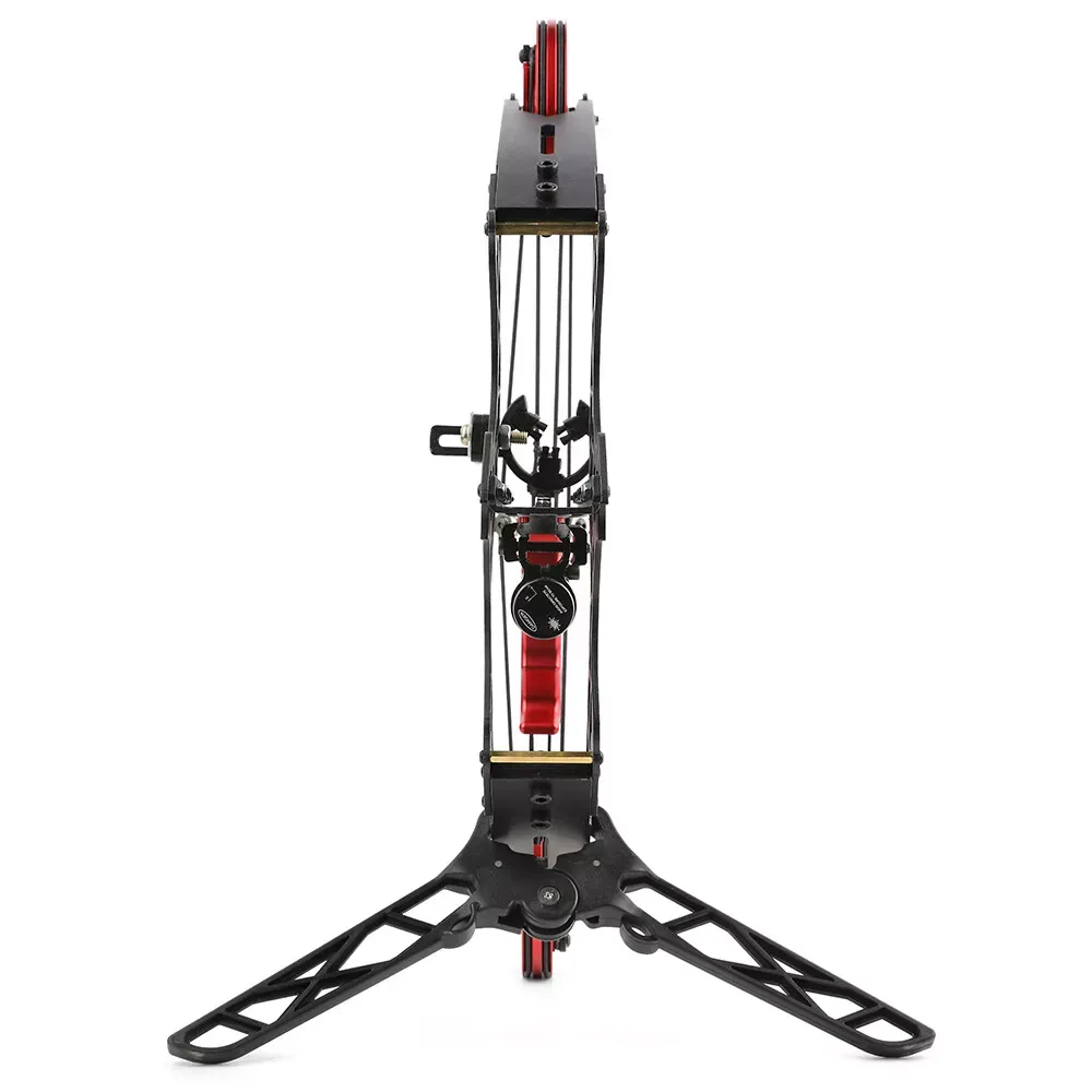 AME 18" Mini Compound Bow 45lbs Dual-use Steel Ball Arrows Archery Fishing Hunting