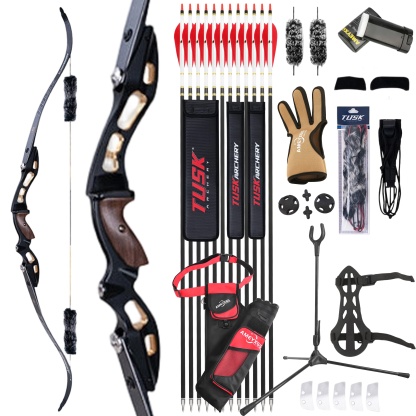 AME 20-55bs Recurve Bow Kit Takedown Shooting Archery