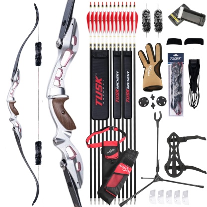 AME 20-55bs Recurve Bow Kit Takedown Shooting Archery