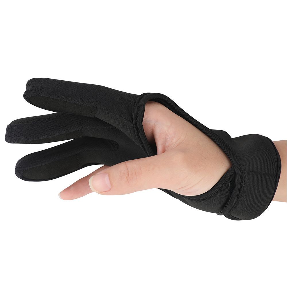 AME 3 Finger Glove Protect Gear Guard Leather