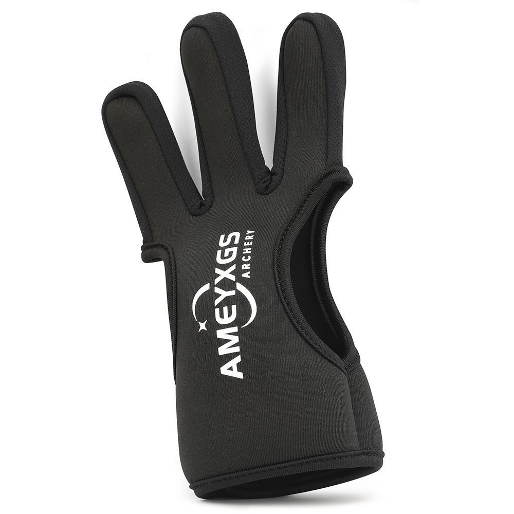 AME 3 Finger Glove Protect Gear Guard Leather