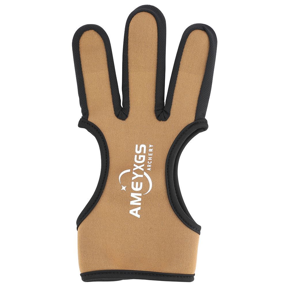 AME 3 Finger Glove Protect Gear Guard Leather