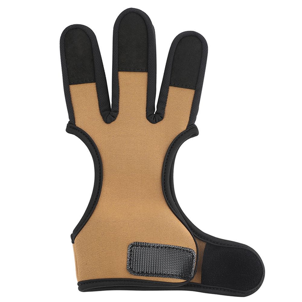 AME 3 Finger Glove Protect Gear Guard Leather
