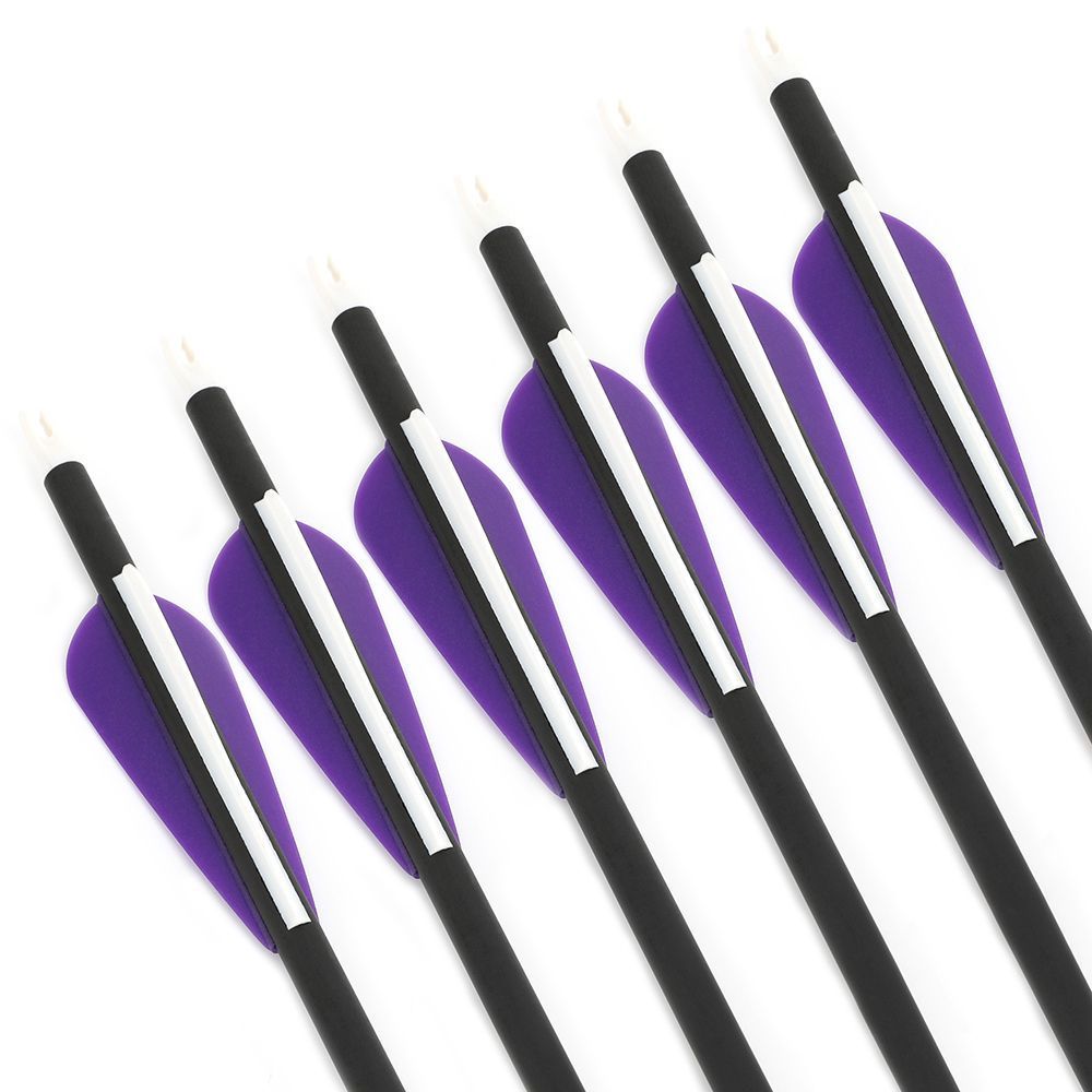 AME 30" Carbon Arrows SP500 for Archery Outdoor Recurve Bow  Shooting Hunting (12pcs)