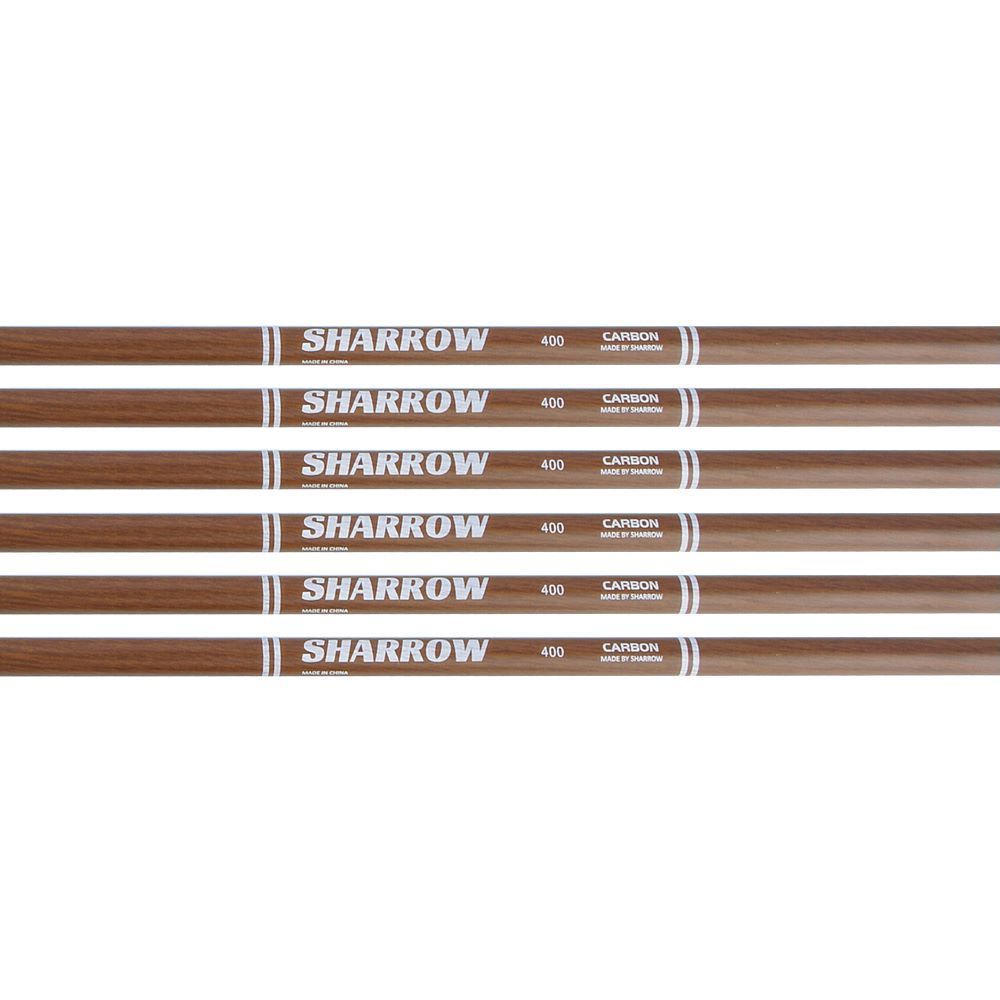 AME 31" Pure Carbon Arrows SP340-600 4'' Turkey Feather for Archery Shooting(12pcs)