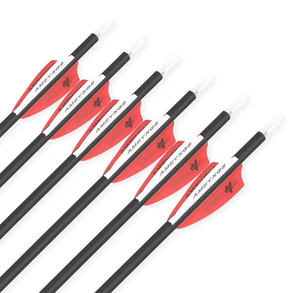 AME 32" Carbon Arrows SP1000 for Archery Practise (12pcs)