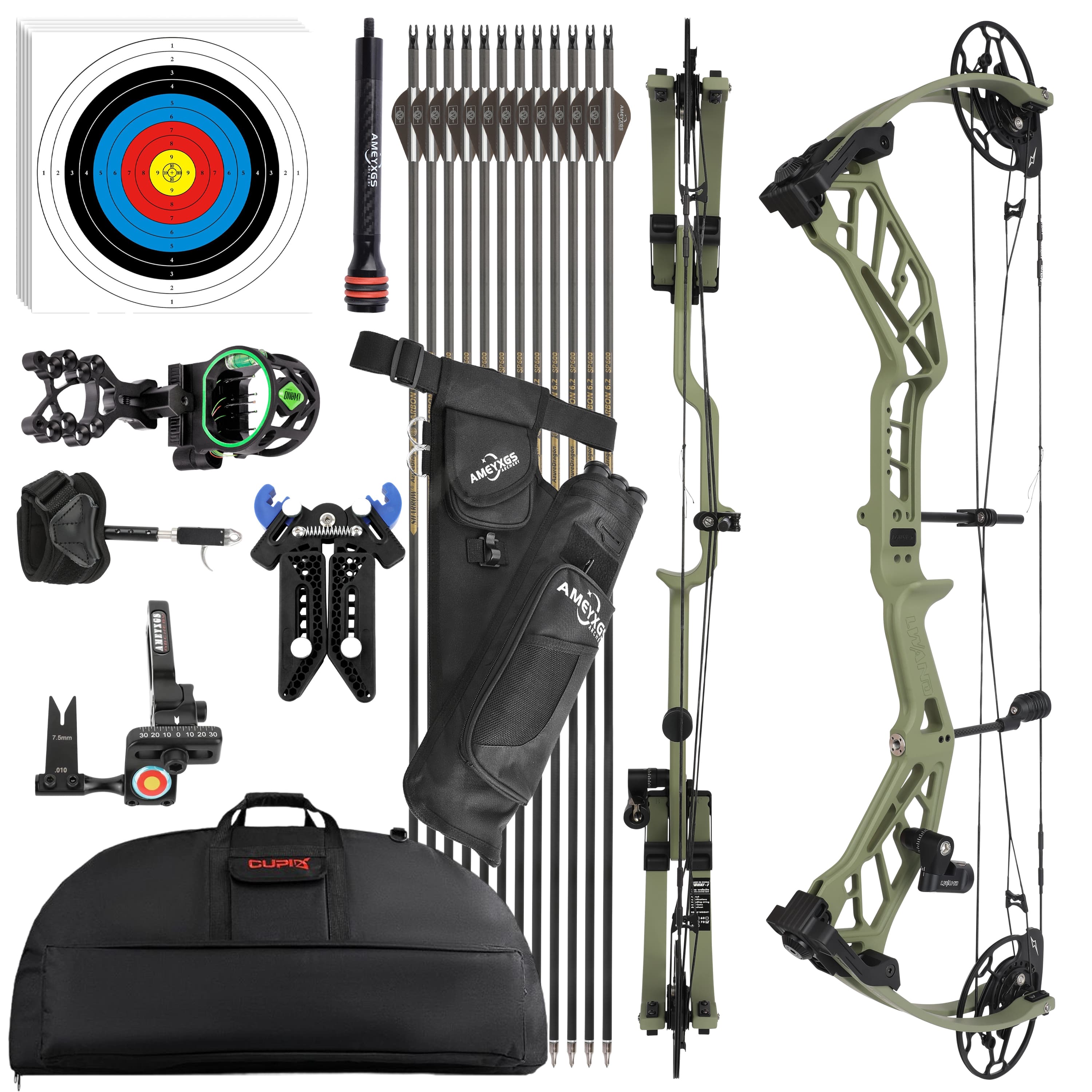 AME 40-70LBS Archery Compound Bow Shooting Target RH