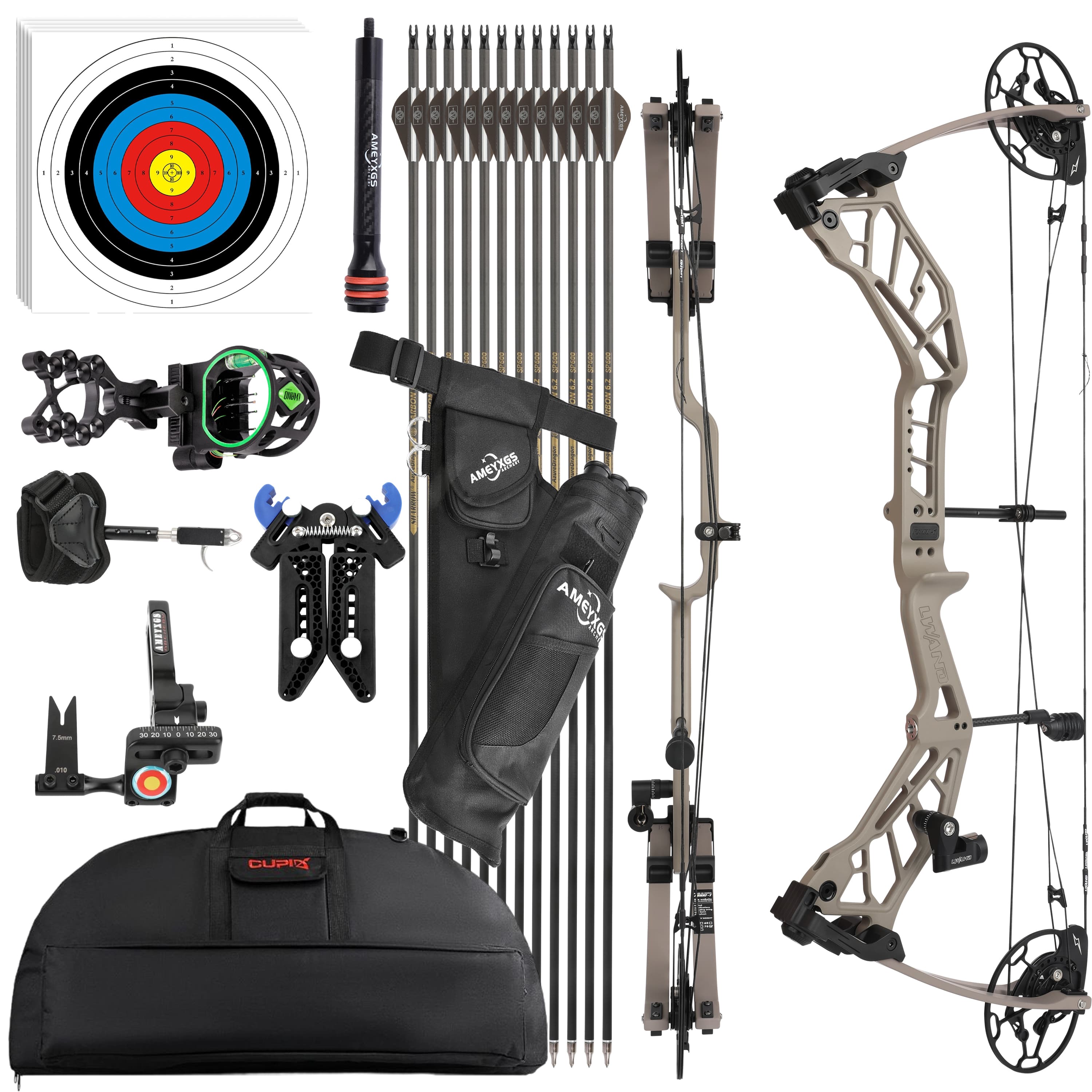 AME 40-70LBS Archery Compound Bow Shooting Target RH